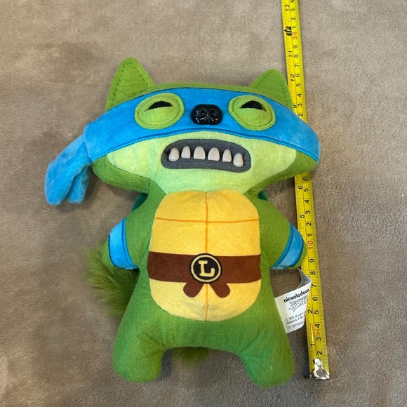 Fugglers x TMNT 9 Inch Limited Edition Plush of the character Leonardo - Picture 5 of 5